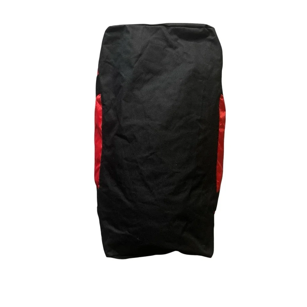 Vintage Toyota Genuine Parts Duffel Bag Red Travel Gym Shoulder Weekend OEM TRD